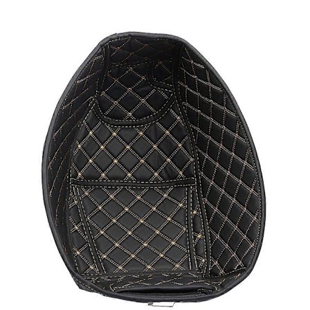 Motorcykel PU Läder Bakre Bagageutrymmeslastfoder Kompatibel med Yamaha NMAX 155-Perfekt