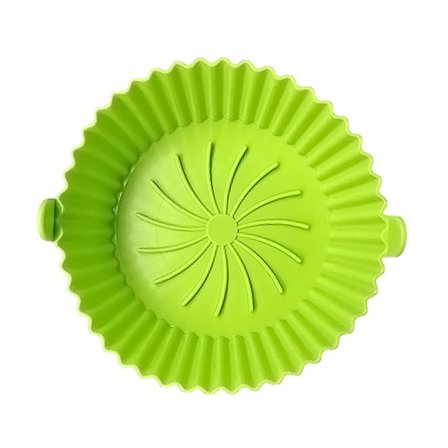 Air Fryer Silikon Pot Steamer Liner GRÖN green