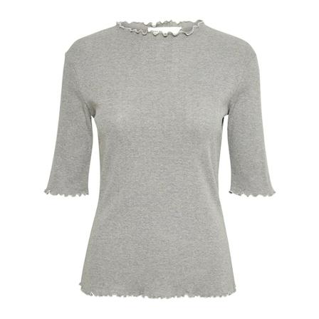 Karen by Simonsen Karen By Simonsen Carrykb Ss Tee Toppe & T-Shirts 10103836 Opal Gray Melange Grå, Dame