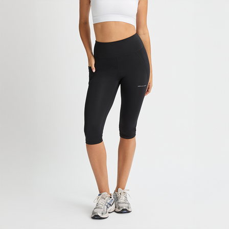 Træningstights Röhnisch Capri Tights Sort - Bodyman.dk