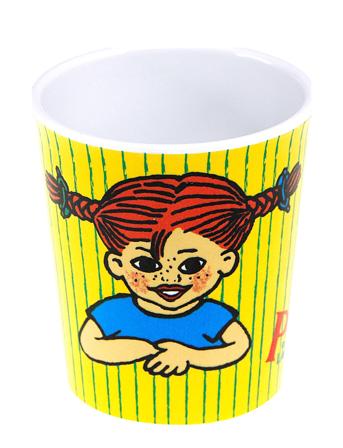 Pippi Tumbler 8 Cm Home Meal Time Cups & Mugs Cups Multi/mønstret Pippi Langstrømpe*Betinget Tilbud