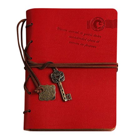 Vintage Kraft Dagbok Notisbok Tom Journal Skissebok Reiseskriving