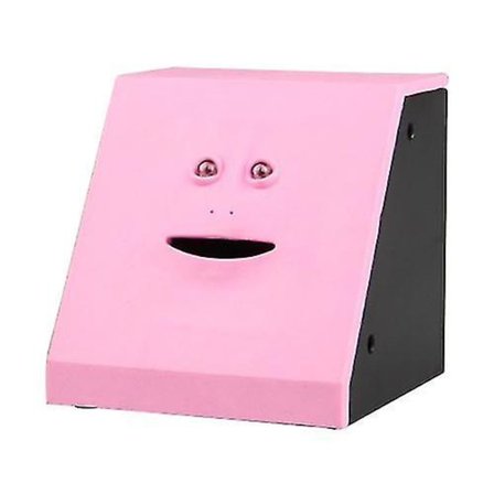 Face Bank Ansigtssparebøsse Automatisk Spisende Mønt- og Pengeboks Sparegris