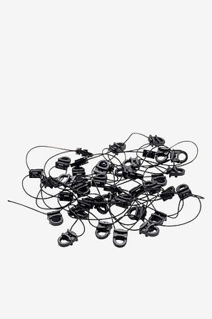 Jotex - Aan Koord, 312 Cm Zwart Zwart - Runners - Koop Gordijntoebehoren bij Jotex