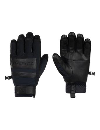 Squad Glove Accessories Gloves Finger Gloves Svart Quiksilver*Betinget Tilbud