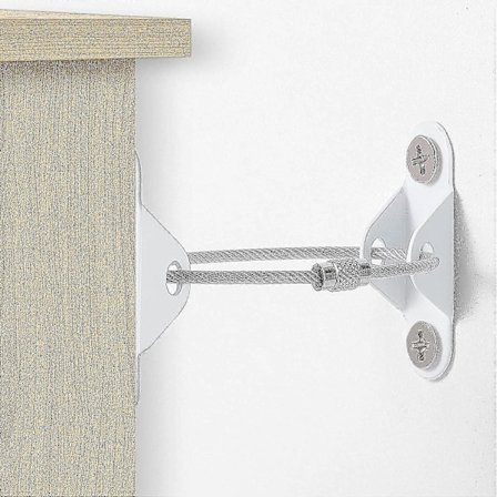 Møbelankere for Barnesikring, Jordskjelvsikringer Anti-tipp Møbelanker Sikring Hold Baby Kjæledyrs Sikkerhet Forhindre Fallende Møbler