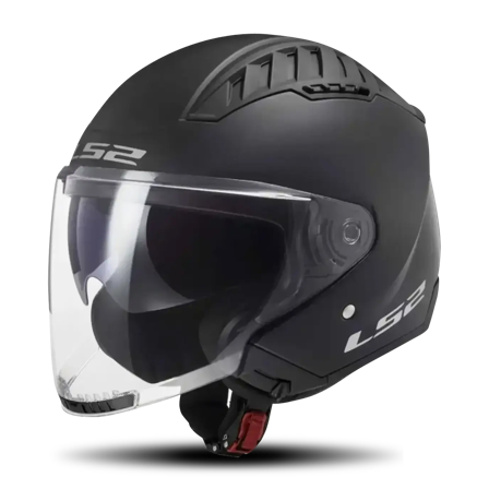 LS2 OF600 Copter II Öppen Hjälm Mattsvart L