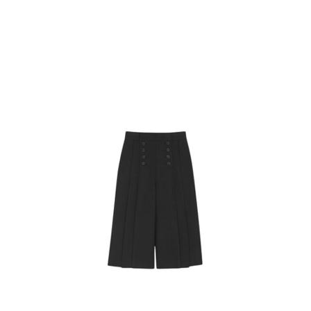 Saint Laurent Midi Skirts Sort, Dame, Størrelse: XS