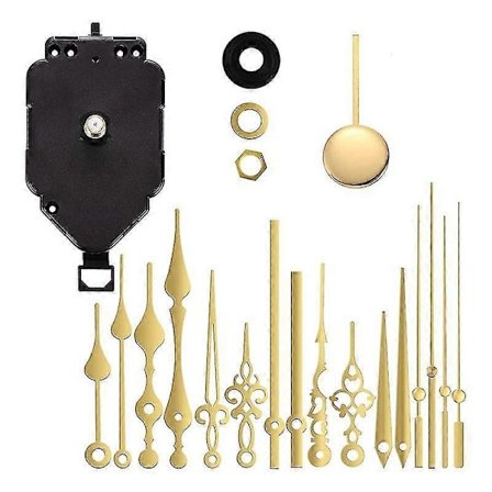 Væg Silent Pendul Kvarts Urværk, Pendul Ur Mekanisme Dele Motor Udskiftning DIY Reparation Dele