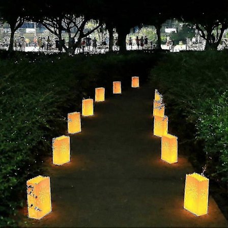 50 st Vita Ljuslykta Påsar - Flamsäkra Ljuslyktepåsar - Sol Design Luminarieswz