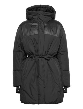 Glacier Belt Coat Black Röhnisch