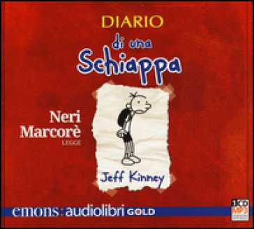 Diario di una schiappa letto da Neri Marcorè. Audiolibro. CD Audio formato MP3 Jeff Kinney