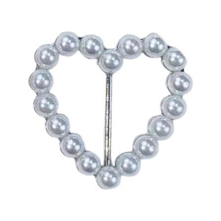 Mångsidigt Spänne Till Sjalar Brosch Silke Strass 12 Olika Model Silver One Size