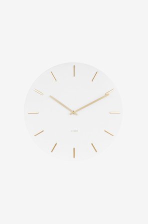 Karlsson - Veggklokke Charm - Hvit - Veggklokker & bordklokker - Fra Homeroom