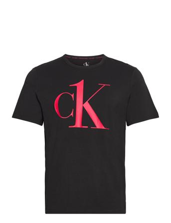 S/S Crew Neck T-shirt Sort Calvin Klein