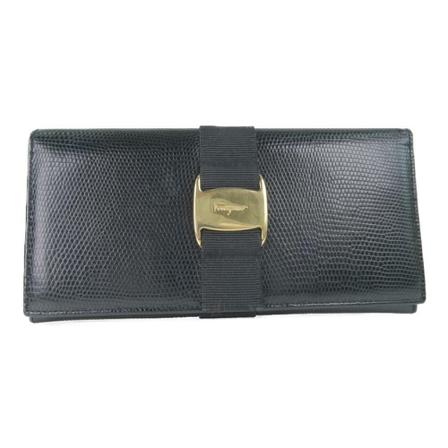 Salvatore Ferragamo Pre-owned, Wallet Zwart, Dames, Maat:ONE Size,leer