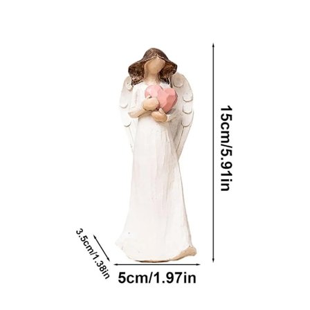 Universal Engelfigur Guardian Statuer Beende Engel Statue Bordpynt Samleobjekt Figurer Harpiks Engel Skulptur (FMY)