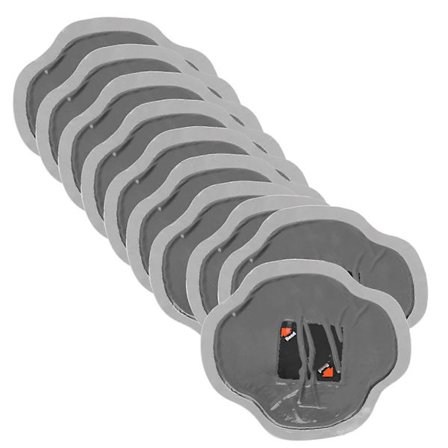 10 stk. 115 mm Bil Naturgummi Dekk Punktering Reparasjon Kald Lapp Slangeløse Lapper