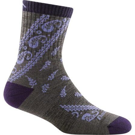Darn Tough Women's Janis Micro Crew Midweight Hiking Sock Women hiking socks Grey S