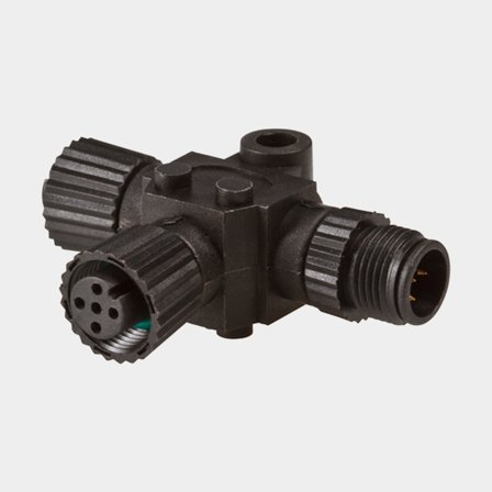 Trójnik NMEA 2000 Lowrance N2K-T-RD, 1 męski + 2 żeńskie - Jachtowa