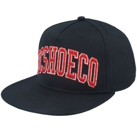 DC - Svart snapback Keps - University Cap Black Snapback @ Hatstore