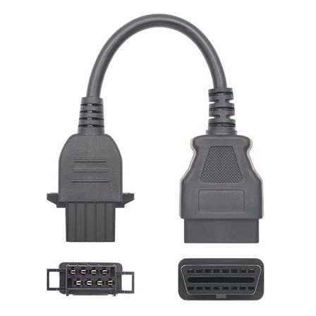 ODB2 Adapteri- Volvo 8 Pin Naaras OBDII 16 Pin Naaraaseen