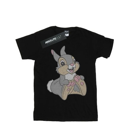 Disney Boys Classic Thumper T-Shirt 7-8 år Svart