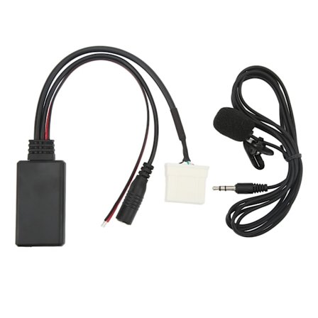 Bilradioadapter Bluetooth 5.0 Musik AUX Audio Input Håndfri Telefonopkald Adapter Erstatning for Mazda 3 6 5 2 MX5 RX8