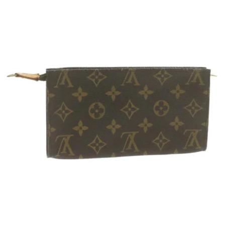 Louis Vuitton Vintage, Pre-owned Canvas pouches Bruin, Dames, Maat:ONE Size