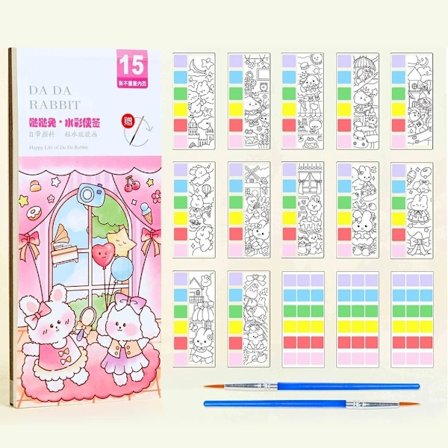 Lomme Akvarel Malebog Graffiti Billedbog 06 06