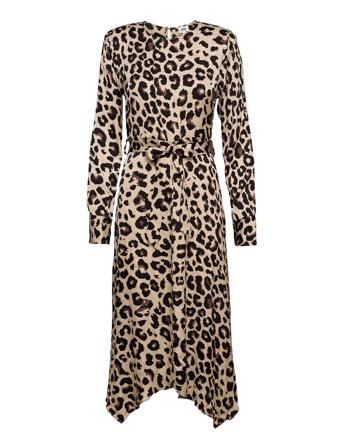 Floriza O-Neck Dress Beige Twist & Tango