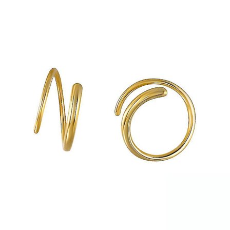 Spiral Mini Double Loop Pienet Korvakorut S925 Korvakorut Lävistys Korvaklipsit Hääihin