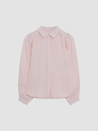 MATCH - Sierra linbluse - Marie Philippe - Str. 34 - Dame - Skjorter & Bluser - Rosa - 100% Lin