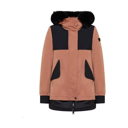 Peuterey Parka With Black Inserts Pink, Dame Vinterjakker