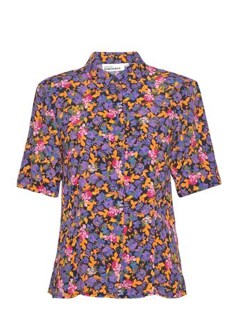 Daisykb Ss Shirt Lyhythihainen Paita Monivärinen/Kuvioitu Karen By Simonsen