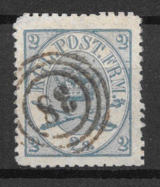 Danmark 1870 - AFA 11A - Stemplet
