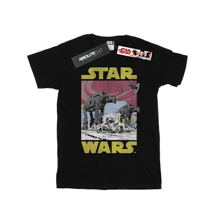 Star Wars Boys The Last Jedi AT-AT T-shirt 9-11 år Svart