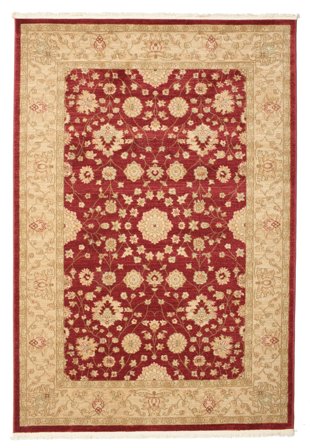 Driehoek Farahan Ziegler Rood Vloerkleed