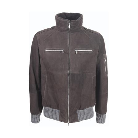 Brunello Cucinelli Leather Jakke Brun, Herre