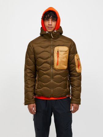 Helium Utility Down Hood Jacket Men