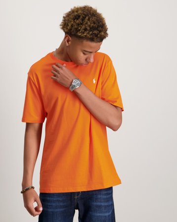 Polo Ralph Lauren Cotton Jersey Crewneck Tee Orange T-shirts Kille - Kids Brand Store