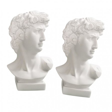 David Hode Plantepot Blomster Vase Dekorativ Byst Statue Planter 11,5 Cm