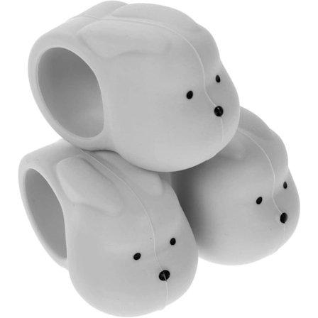 /EA/3 st Silikon Dörrstopp Dekorativa Dörrbuffertar Dörrhandtagsskydd Ljuddämpande Väggskydd Elegant Design