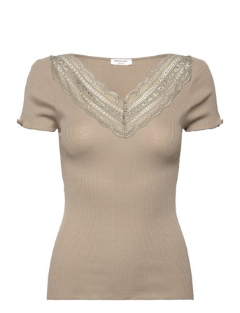 Rosemunde | Rwbenita Ss Regular V-Neck T-Shirt | M