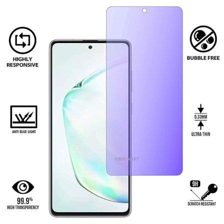 Anti Blue-Ray Anti-Fingerprints A71 2-PACK Skärmskydd 9H 0,3mm