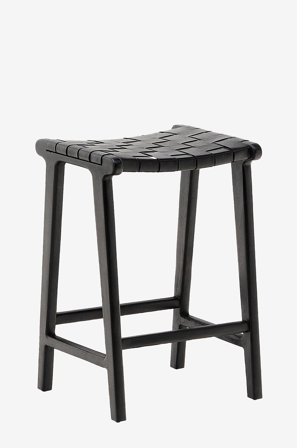 Kave Home - Barstol - calixta - Svart - Barstoler & -krakker - Fra Homeroom