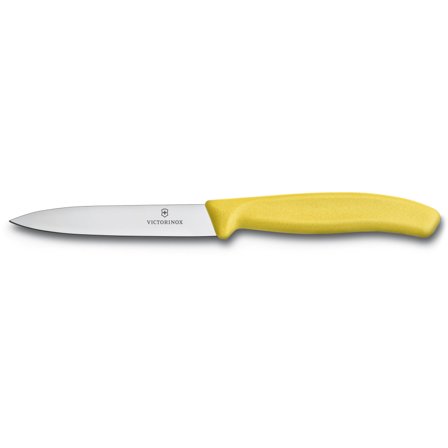 Victorinox Grönsaks- & Skalkniv Spetsig 10 cm Nylonhandtag Gul | Matlagning > Köksknivar > Kockknivar > Grönsakskniv | Bagaren och Kocken