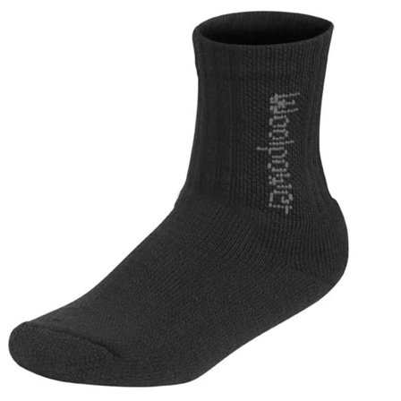 Woolpower Socks Logo 400 Children everyday socks Black 45-48