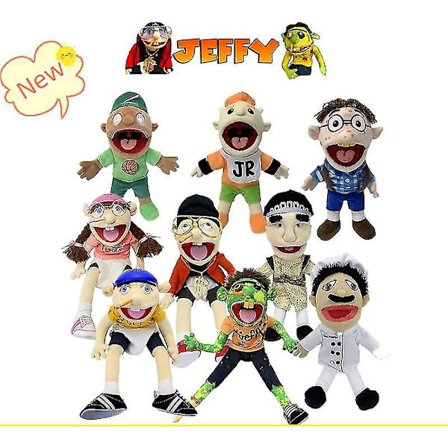 60 cm Jeffy ja Feebee käsinukke iso pehmeä nukke pehmolelut nukke lapsille lahja