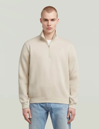 G-Star Premium Core Half Zip R Sw L\S - Cream - XL